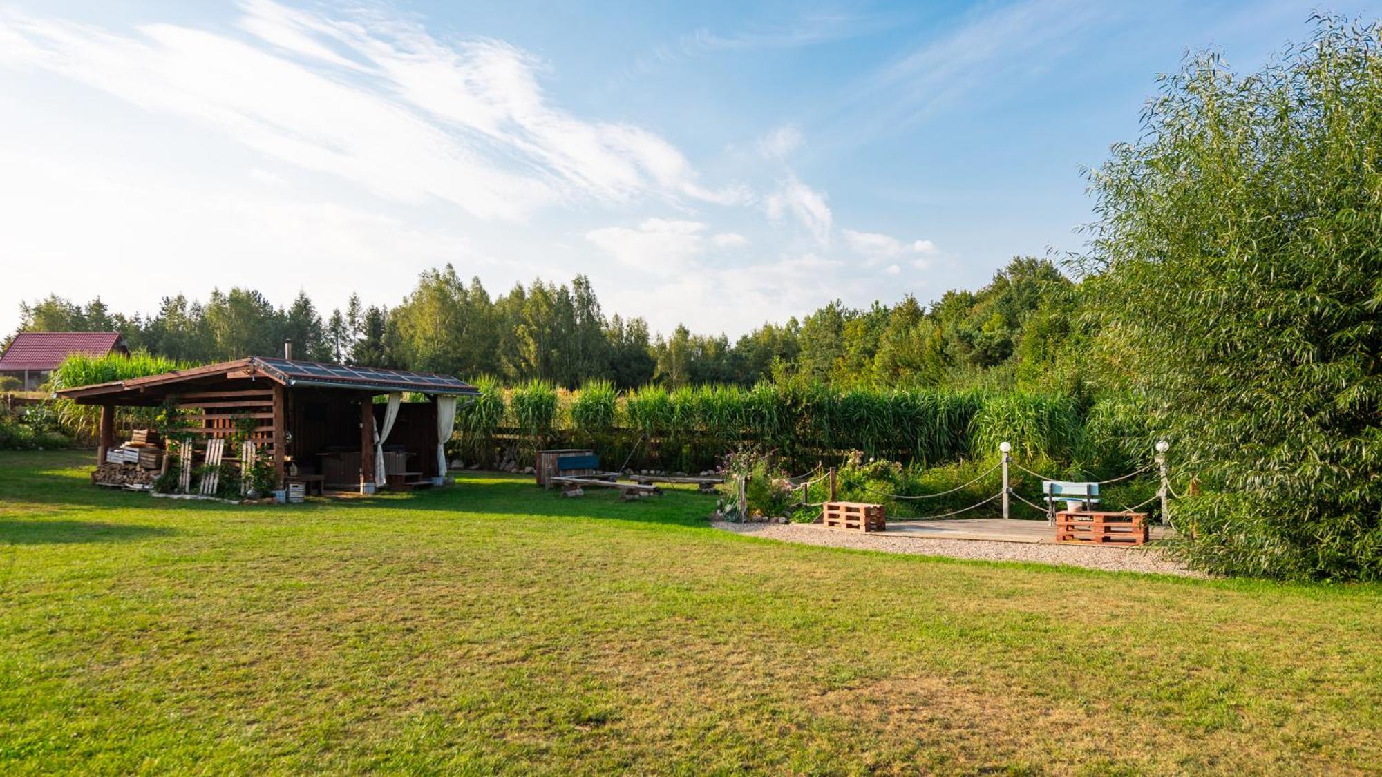 Villa Nad Stawem Bogaczewo Güldenboden Exterior foto